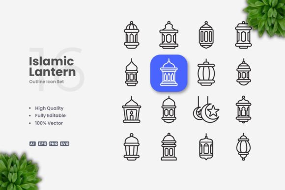 Islamic Lantern Icons: A Designer's Review