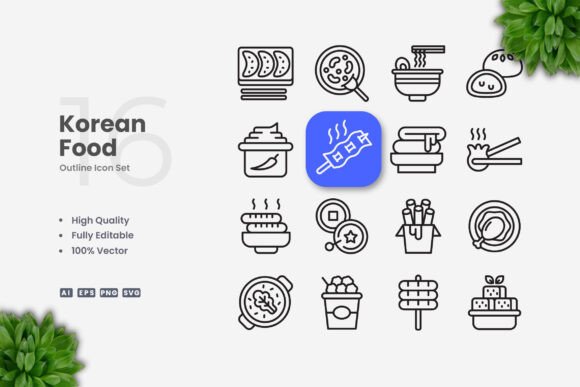 Korean Food Icons: A Seller's Review of These Essential Graphics