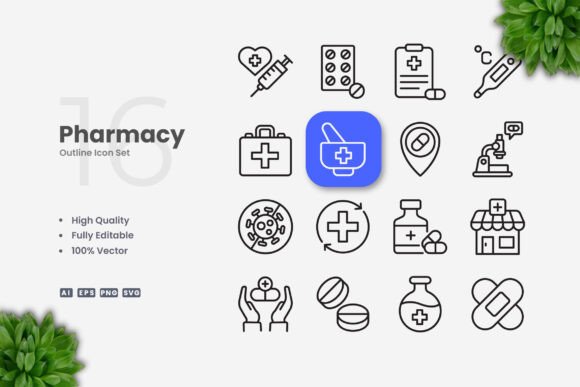Pharmacy Icons: A Designer's Review of Essential Graphics