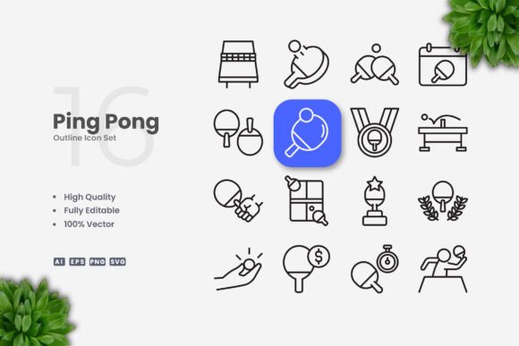 Ping Pong Icons: A Graphic Designer's Review of These Graphics