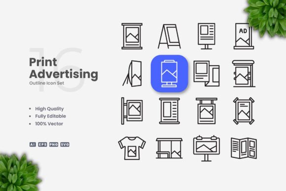 Print Advertising Icons: A Seller's Review of Graphics and Icons