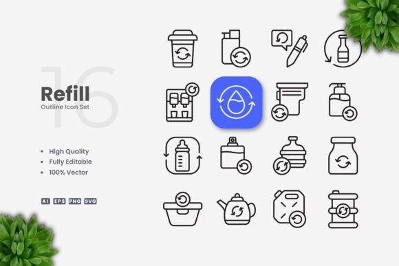 Refill Icons: Essential Graphics for Handmade Creators