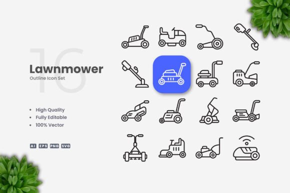 Review: Lawnmower Icons for Real Embroidery Work