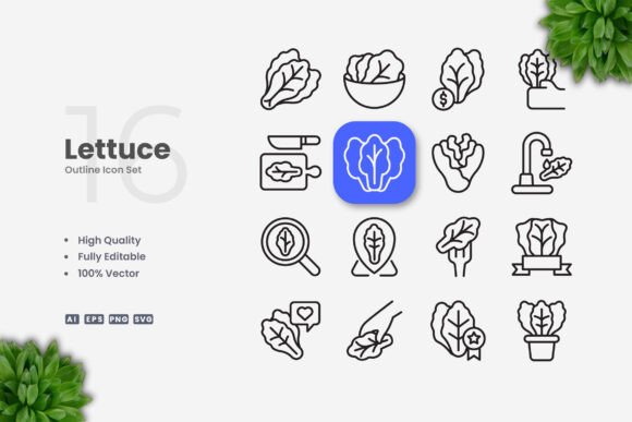 Review: Lettuce Icons for Modern Graphics and Branding