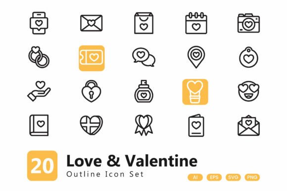 Valentine Icon Graphics Review for Real Projects