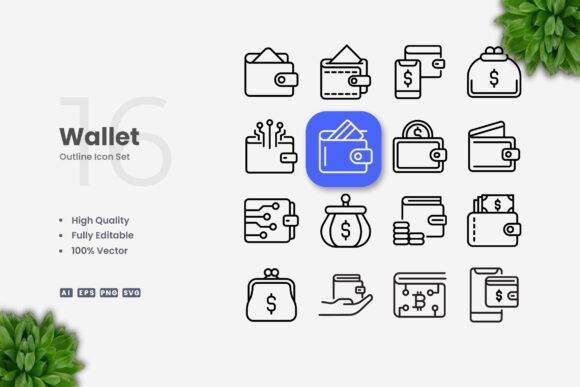 Wallet Icons: A Modern Graphic Asset for Local Business Branding